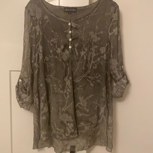 Whimsical layered shirt